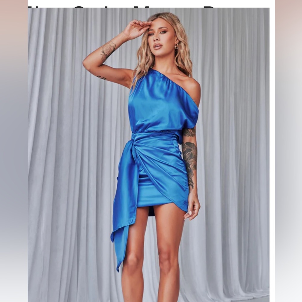 Sage + Paige Blue Cocktail Dress